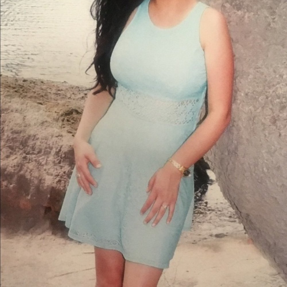 Aqua Dress 👗 Size M Rue 21 - Picture 2 of 8